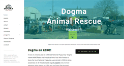 Desktop Screenshot of dogmaanimalrescue.org